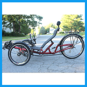 Électrique 250 W Moteur Couché <span class=keywords><strong>Tricycle</strong></span> Adultes avec Suspension Arrière - Product Image 4