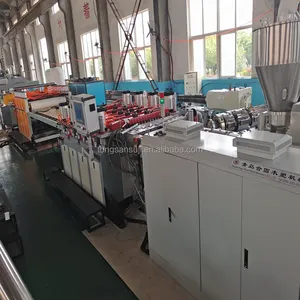 WPC Board Making Machine PVC WPC Foam Board Wood Plastic Composite Engineers Available to Service Machinery Overseas Sheet Manufacturer