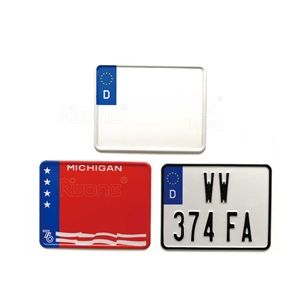 En blanco bicicleta número de placa - Product Image 5