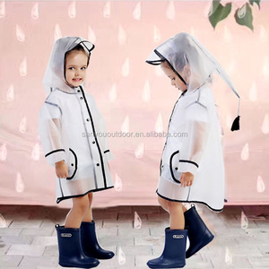 Wholesale Cheap <strong>Kids</strong> clear Penguin Waterproof Children <strong>Rain</strong> <strong>Coat</strong> Baby Poncho Raincoat Outdoor Lightweight Jacket Children - Product Image 3