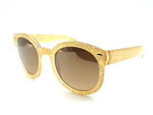 Di Vendita superiore Del Fiore di Stampa Carlini Italiana Marca Cat Eye Occhiali Da Sole Rotondi - Product Image 6