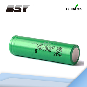 Зеленый Samsung 18650 li-ионная аккумуляторная батарея Samsung 25R батарея gb t18287-2000 3.7 В литий-ионная - Product Image 1