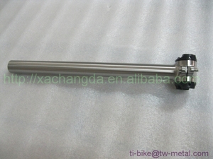XACD hecha de titanio tija 27.2 o 31.6, tija de sillín de mtb de la bicicleta, tijas de sillín de bicicleta de titanio - Product Image 1