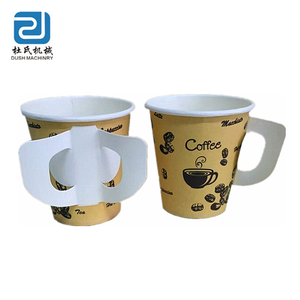 Prezzo competitivo DS-N manuale tazza di carta maniglia che fa macchina motore-centrica piegatura lavorazione macchine ad alta carta - Product Image 6