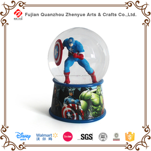 Resina estatuilla <span class=keywords><strong>capitan</strong></span> america, resina disney <span class=keywords><strong>capitan</strong></span> america globo de agua, <span class=keywords><strong>capitan</strong></span> america disney navidad adornos - Product Image 1