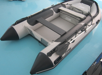 Bote de pesca inflable, balsa con suelo de aluminio, gran oferta, 2022