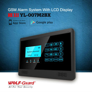 Wireless burglar alarm system(YL-007M2BX) wolf-guard gsm home security alarm system