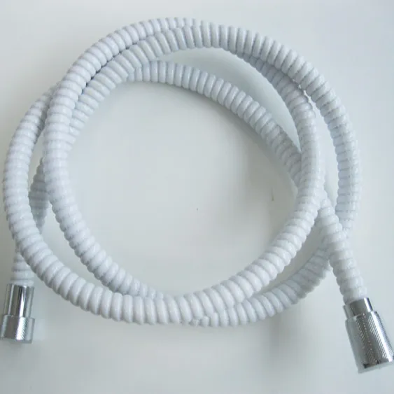 Bianco PVC Flessibile di Plastica Tubo Flessibile Doccia