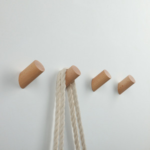 Crochet mural <span class=keywords><strong>en</strong></span> <span class=keywords><strong>bois</strong></span> décoratif, <span class=keywords><strong>design</strong></span> moderne, 100% biologique, pour sac, vêtement et chapeau - Product Image 3