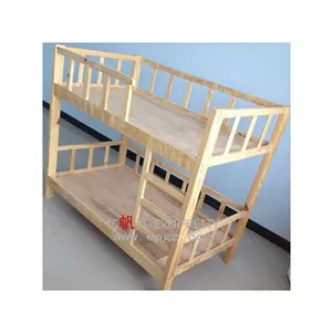 high quality kids double decker bed solid wood bunk bed price