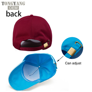 TONGYANG casquette de Baseball personnalisé<span class=keywords><strong>e</strong></span> impression logo texte <span class=keywords><strong>Photo</strong></span> broderie Gorra décontracté solide chapeaux couleur Pure noir Snapback chapeaux - Product Image 3