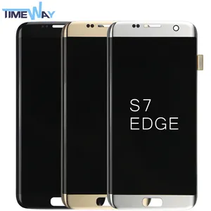 סיטונאי lcd smartphone עבור Samsung קצה קצה lcd לסמסונג s7 s7 מקורי מגע digitizer lcd