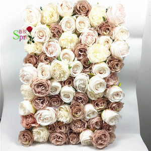 Décoration murale de mariage, fausses fleurs décoratives, pour un fond de votre mariage, vente en gros, - Product Image 1