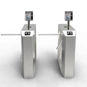 Mécanisme de trépied de sécurité demi-hauteur de porte de barrière de tourniquet RFID avec rabat et barrière de rabat de bras de chute - Product Image 2