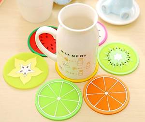 Non Slip Fruit Slice Drink Cups Pad Siliconen Fruit Coaster - Product Image 5