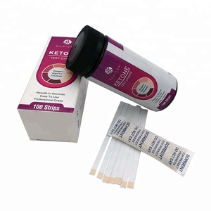 Ketone แถบทดสอบน้ำตาลกลูโคสทางการแพทย์,แผ่นรีเอเจนต์ทดสอบปัสสาวะคีโตน
