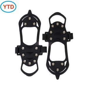 <span class=keywords><strong>Crampons</strong></span> d'hiver unisexes Endotine pour glace et neige avec 10 pointes antidérapantes, tongs pour chaussures, semelles en caoutchouc - Product Image 5