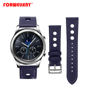 Alta qualità 20mm Custom Samsung Gear S3 Galaxy sostituzione in pelle cinturino cinturino frontiera/classico edizione limitata 46mm 22mm - Product Image 5