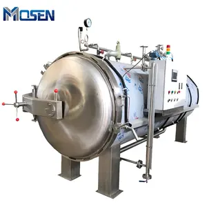 Máy Khử Trùng Bằng Hơi Nước Autoclave Retort Đối Với Cá Mòi Và Cá Ngừ Caned Thực Phẩm Retort