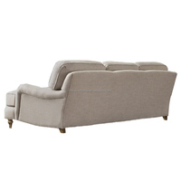 Sofá cama inglés 3 personas, cojín de brazo enrollable