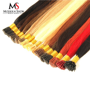 Venta al por mayor <span class=keywords><strong>3c</strong></span> 7a hair any colored I tip extensión de cabello humano - Product Image 1