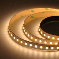 Bande lumineuse LED 24V haute efficacité de haute qualité 8mm/10mm largeur 128/160/240 LED par mètre 180lm/W 2835 bande LED corps en cuivre