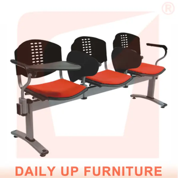 escuela de escritorio y una silla con plazas 3 tapizados de tela silla enlace plegable tableta brazo