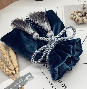 Tùy Chỉnh In Nhung Sang Trọng Vòng Đeo Tay Dây Kéo Túi - Product Image 2