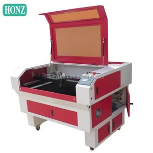 Good quality! HZ-6090 laser engraving and cutting machine 80Watt tube for wood MDF acrylic cutting