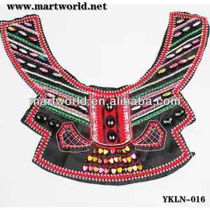 Embroidery neck designs of kurtis(YKLN-016)