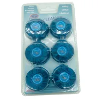 6 Cái X50g Solid Blue Toilet Cleaner