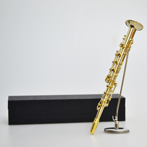 Mini instruments <span class=keywords><strong>de</strong></span> musique faits à la main, mini <span class=keywords><strong>saxophone</strong></span> soprano - Product Image 1