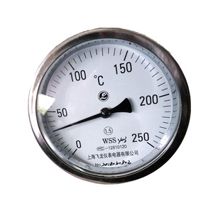 WSS-403 Quay Số 100Mm Trở Lại Kết Nối Nhiệt Kế Lưỡng Kim 250 Độ Nhiệt Độ Nhiệt Độ Đo - Product Image 6