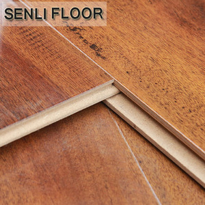 Sol en vinyle stratifié noir <span class=keywords><strong>Super</strong></span> brillant, 12mm, revêtement en teck - Product Image 4