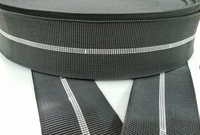 Ceinture de canapé élastique noire de 65mm, ruban en caoutchouc pour accessoires de meubles 170B