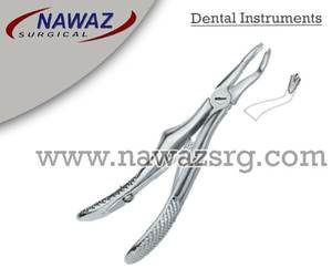 Produits de logo personnalisé de haute qualité Pinces d'extraction de dents dentaires Fig.3 Instruments dentaires en acier inoxydable - Product Image 2