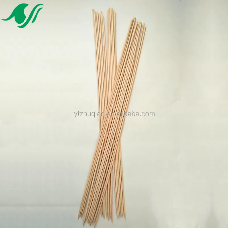 Doner kebab uso BBQ bastone di bambù per il massaggio verniciato secchi di legno mop bastoni di bambù barbecue bastone