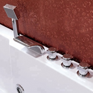 De Lujo japonés sexy whirlpool recto spa masaje bañera - Product Image 5
