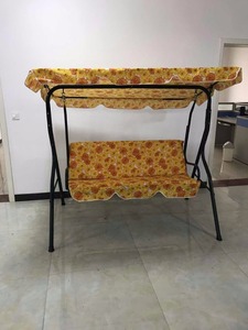 Stainless Steel Iron 3 Seat <strong>Patio</strong> <strong>Swing</strong> With Canopy - Product Image 5