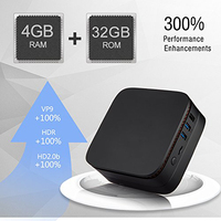 AK1 J3455 4G 32G Lecteur KD mini pc 4k tv box avec puce décodeur projecteur avec win 10 Double HD Tension automatique sur ordinateur deskt