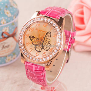 Relojes de Niña con Cristales y Mariposas, Última Moda - Product Image 1