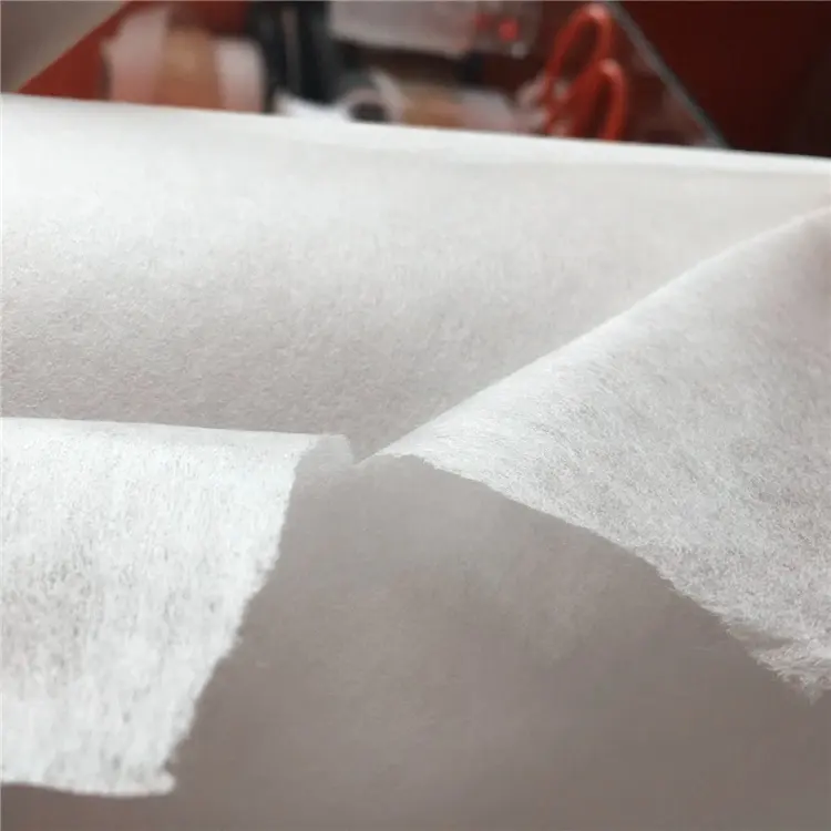 Tela de forro interior de papel bordado a base de 100% algodón, fácil de desmontar, de alta calidad