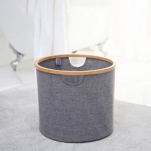 almacenamiento de casa de madera lavandería cesta de almacenamiento de <span class=keywords><strong>ropa</strong></span> de baño de la casa de los organizadores - Product Image 4