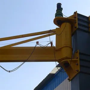 Tùy Chỉnh Sử Dụng Mới Điện Thoại Di Động Slewing 2 Tấn Mini Treo Tường Jib Crane