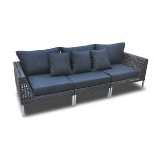 patio <span class=keywords><strong>en</strong></span> osier canapé causeuse meubles extérieur jardin rotin aluminium sectionnel conversation canapés ensemble <span class=keywords><strong>en</strong></span> vente - Product Image 3