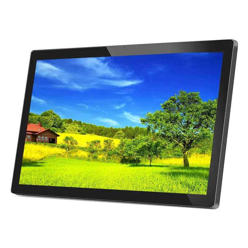 Wifi Android Tablet 24 "su geçirmez Android dokunmatik ekran Tablet standı reklam ekranı