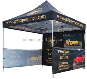 Anúncio de fábrica, atacado barato 10x10 tenda de dossel 15ft 20ft impressão personalizada de alumínio fácil up marquee gazebo canopy tenda