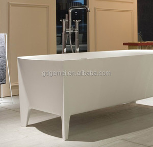 Baignoire autoportante en pierre artificielle de style américain Offre Spéciale, baignoire en pierre artificielle de Surface solide avec fo au prix de gros - Product Image 4