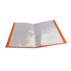 Livres de présentation <span class=keywords><strong>Profolio</strong></span> avec couverture orange 9 x 12 pouces, livre transparent - Product Image 5