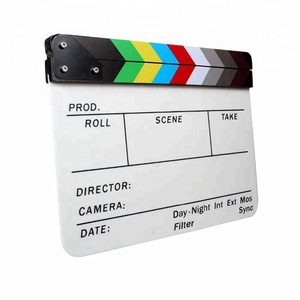 Planche à claquettes en acrylique pour scène de film coupée - Product Image 3